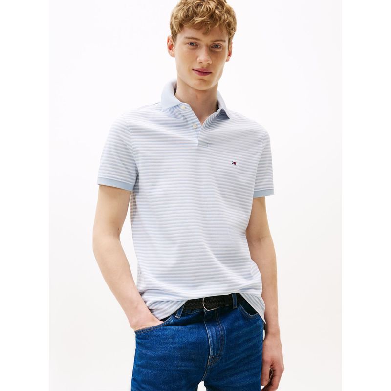 TOMMY HILFIGER - Polo azul 1985 de corte regular Tommy Hilfiger