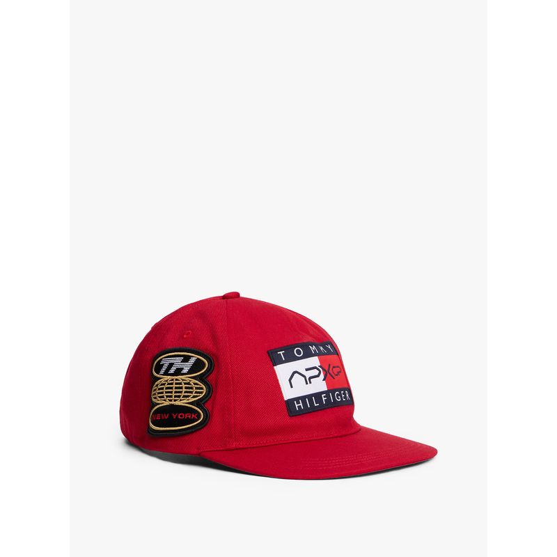 TOMMY HILFIGER - Gorra roja de béisbol con logo colección APXGP Tommy Hilfiger