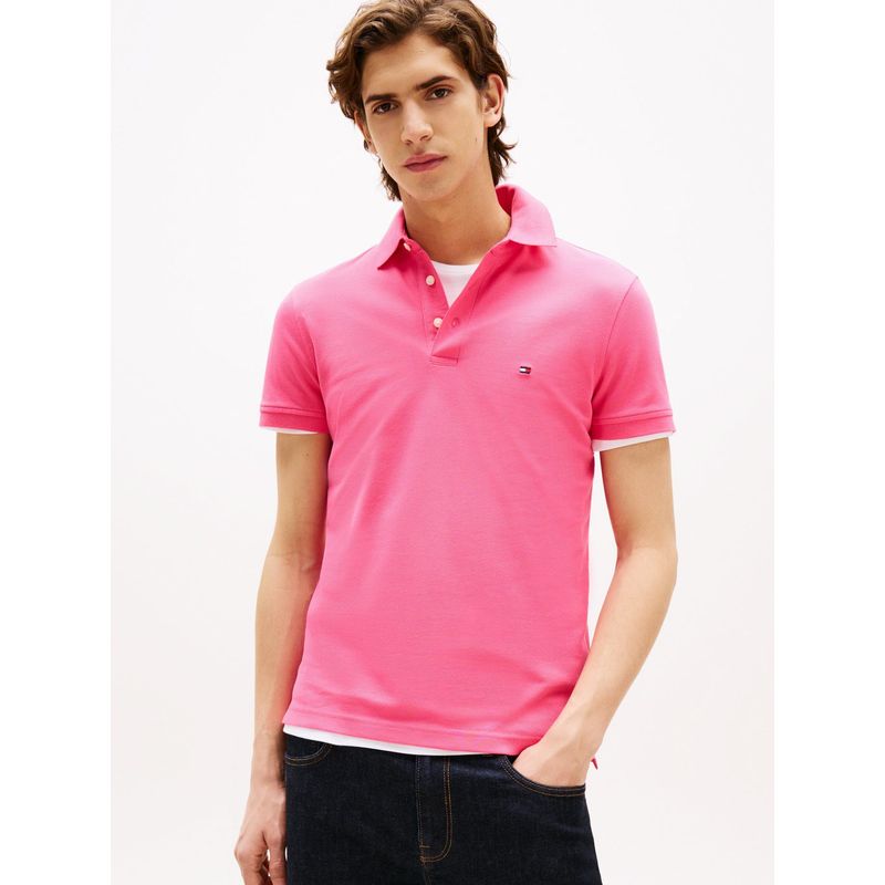 TOMMY HILFIGER - Polo rosa slim 1985 Tommy Hilfiger