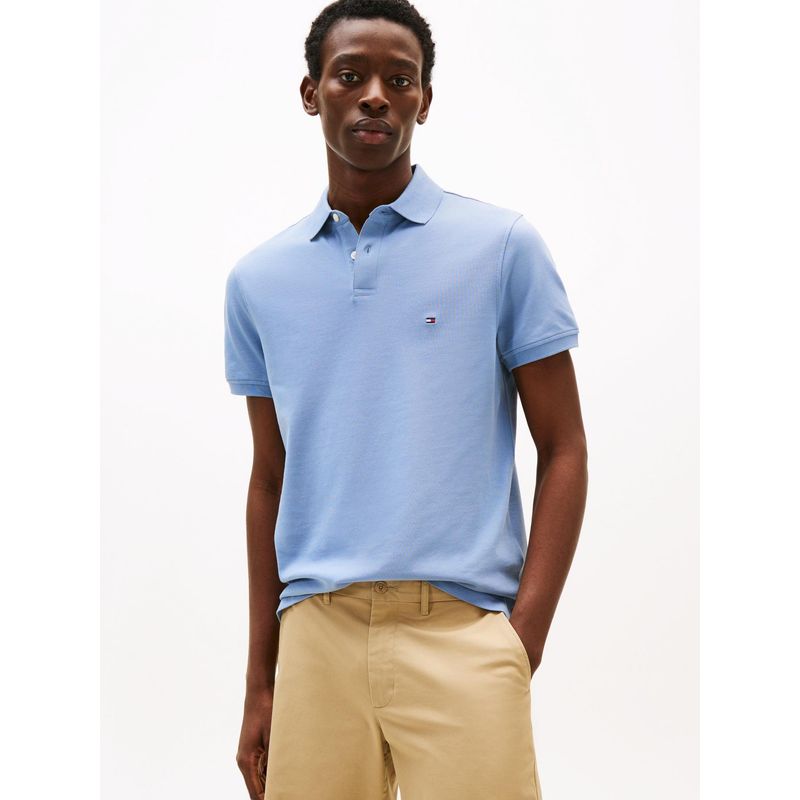 TOMMY HILFIGER - Polo azul 1985 de corte regular Tommy Hilfiger