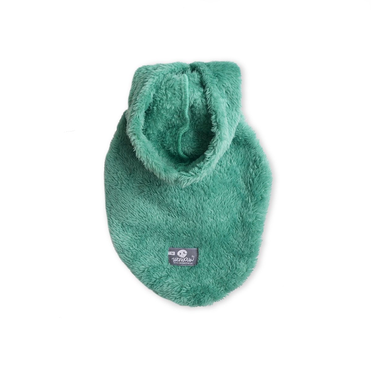 WAWAW - Hoodie S manga sisa verde esmeralda