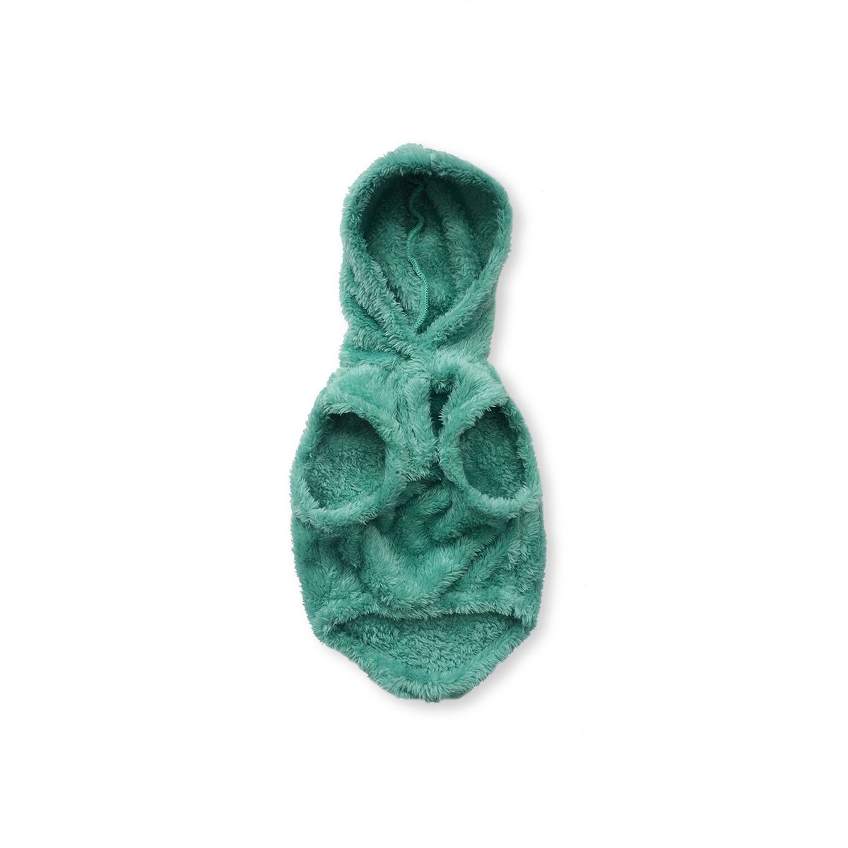 WAWAW - Hoodie S manga sisa verde esmeralda