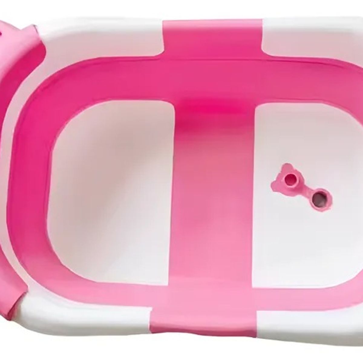 KIDSHOP - Bañera Portátil Con Termómetro Y Cojín Malla 6868 Rosado