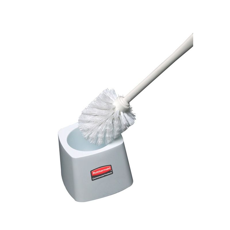 RUBBERMAID COMMERCIAL - Cepillo Churrusco y Base para Baño Rubbermaid Blanco