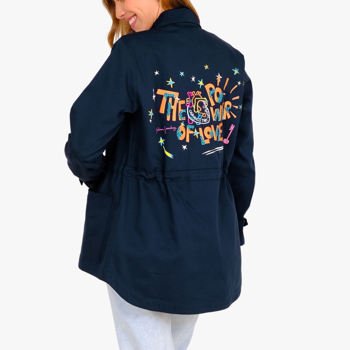 JULIANA SANCHEZ - Chaqueta The power of love - Azul
