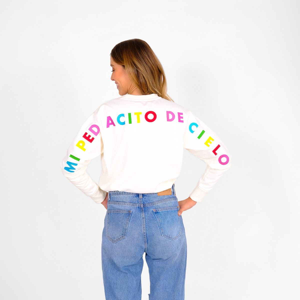JULIANA SANCHEZ - Buzo Pedacito de cielo - Marfil