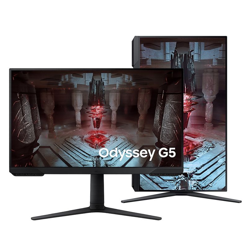 SAMSUNG - Monitor Gamer Samsung Odyssey 27 Pulgadas QHD 165Hz 1ms S27CG512 Pivot