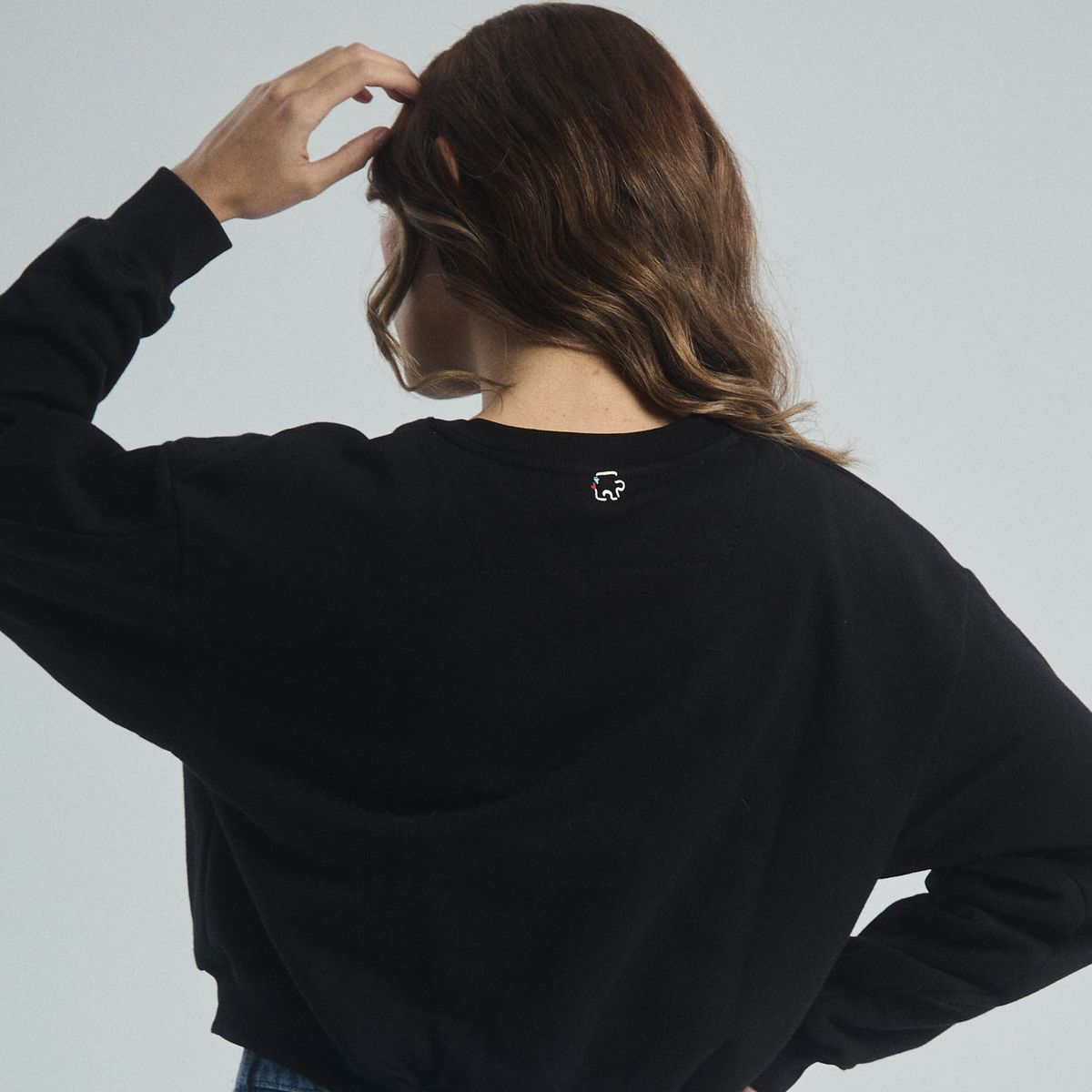 JULIANA SANCHEZ - Buzo Corazón - Negro