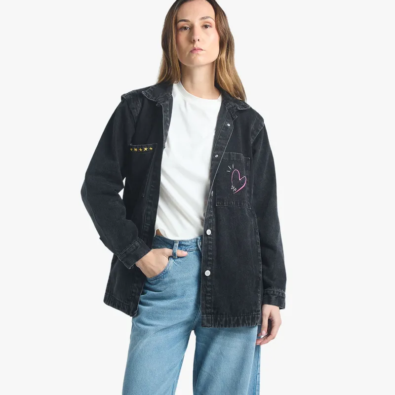 JULIANA SANCHEZ - Chaqueta Be the revolution - Negro