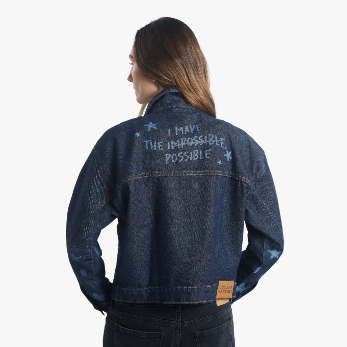 JULIANA SANCHEZ - Chaqueta Hazlo posible - Azul oscuro