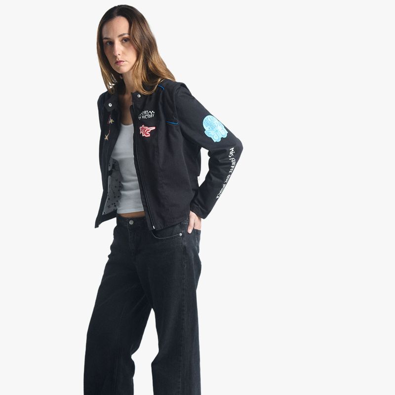 JULIANA SANCHEZ - Chaqueta Race - Negro
