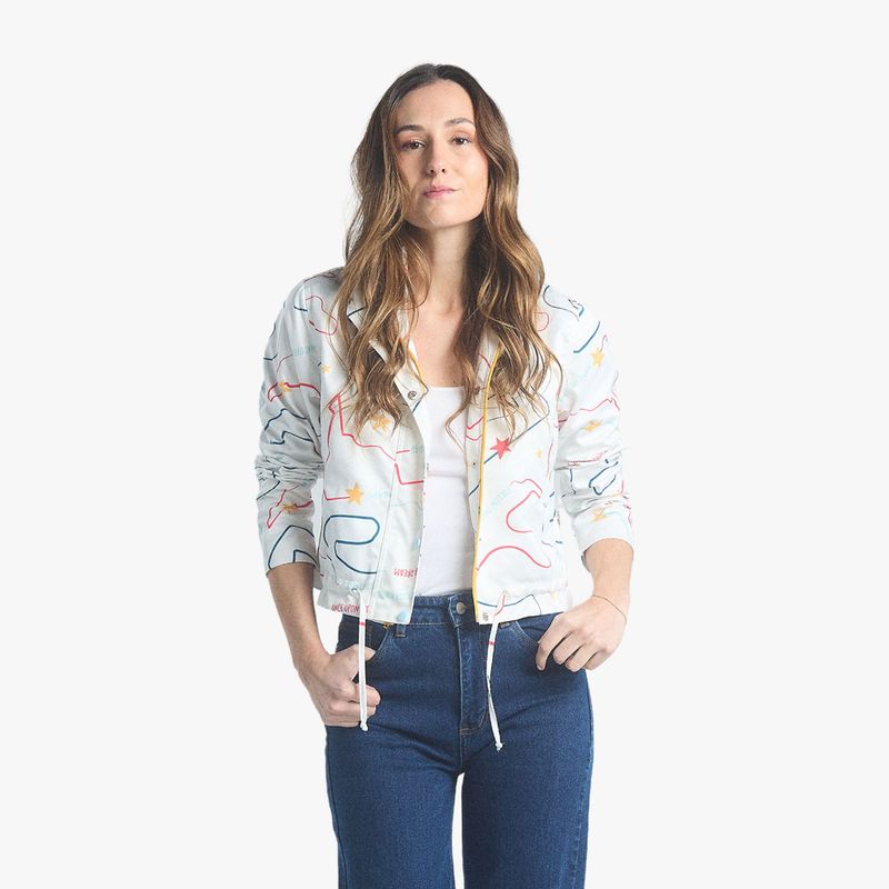 JULIANA SANCHEZ - Chaqueta Circuitos - Marfil