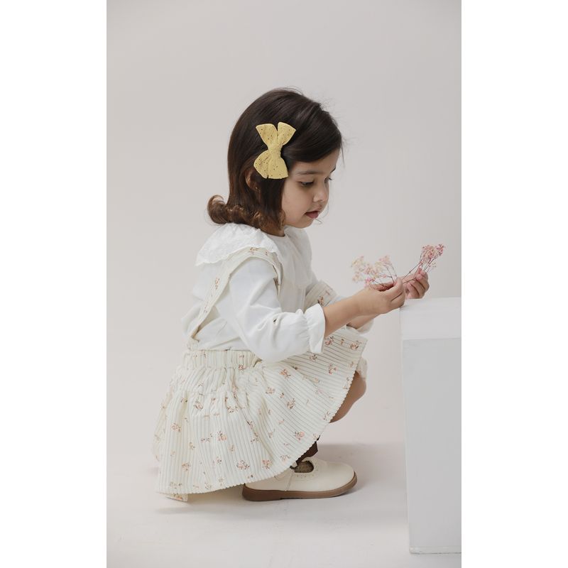 GENERICO - Conjunto de braga y blusa en pana Berry Rose Baby Samuu