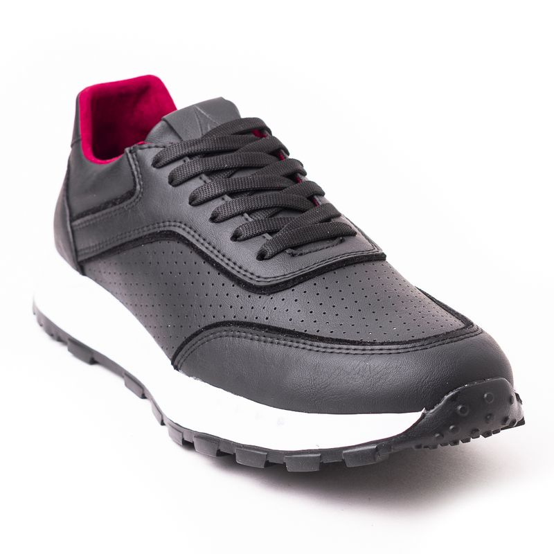 SKY WALK - Sky Walk Tenis Casual Hombre 663103A-43NEGRO
