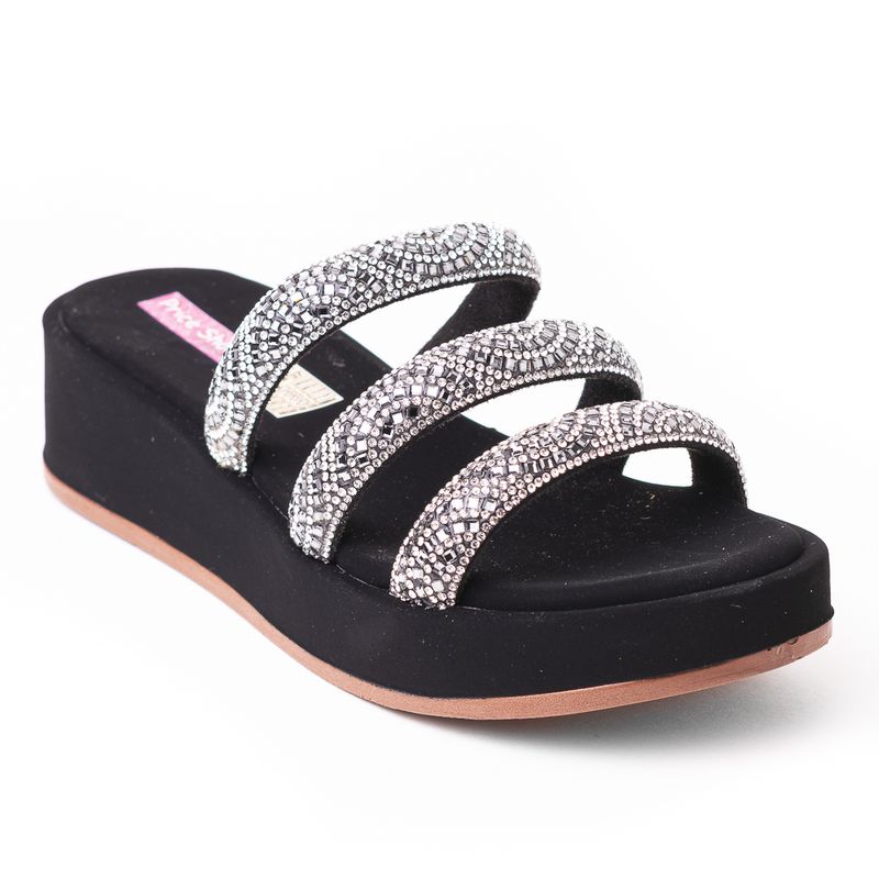 PRICE SHOES - Price Shoes Sandalia Confort Mujer 4729016NEGRO