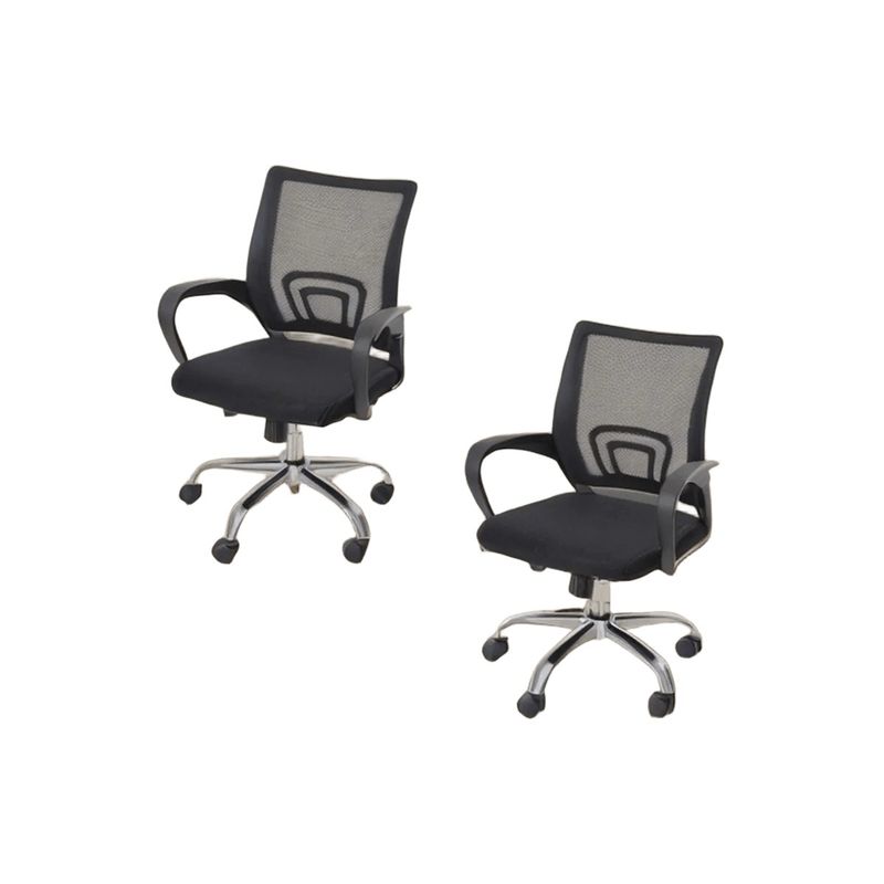 GENERICO - Kit X 2 Silla Para Oficina Zebbris Escritorio Ergonómica