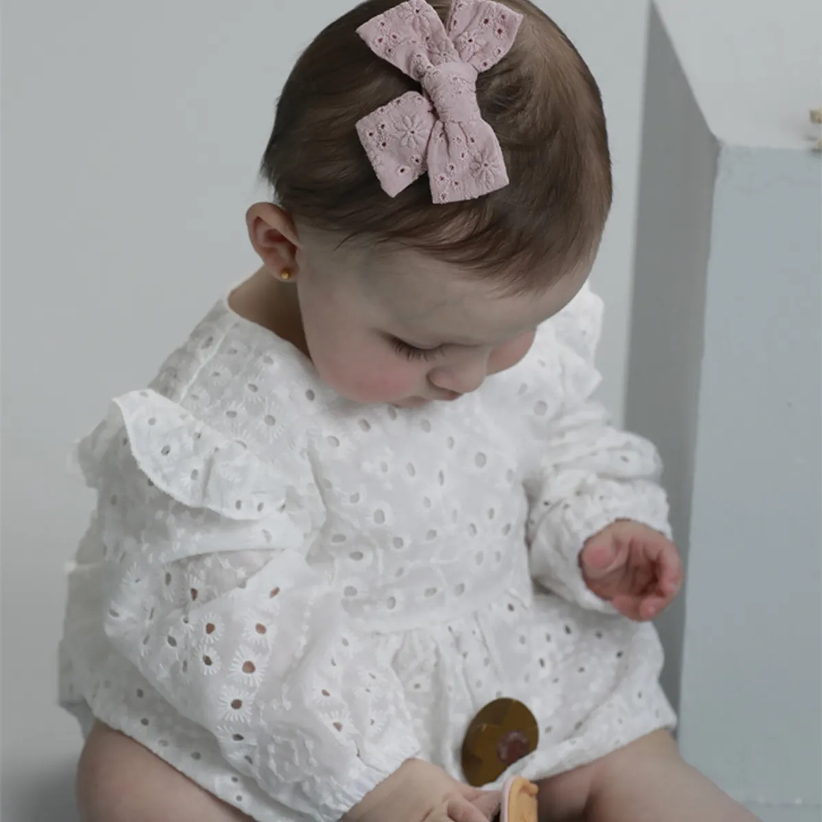 BABY SAMUU - Conjunto blusa y short ojalillo Anna