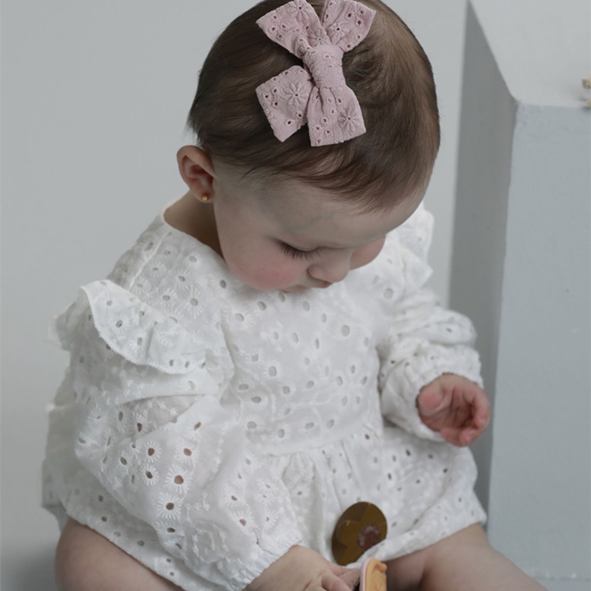 BABY SAMUU - Conjunto blusa y short ojalillo Anna