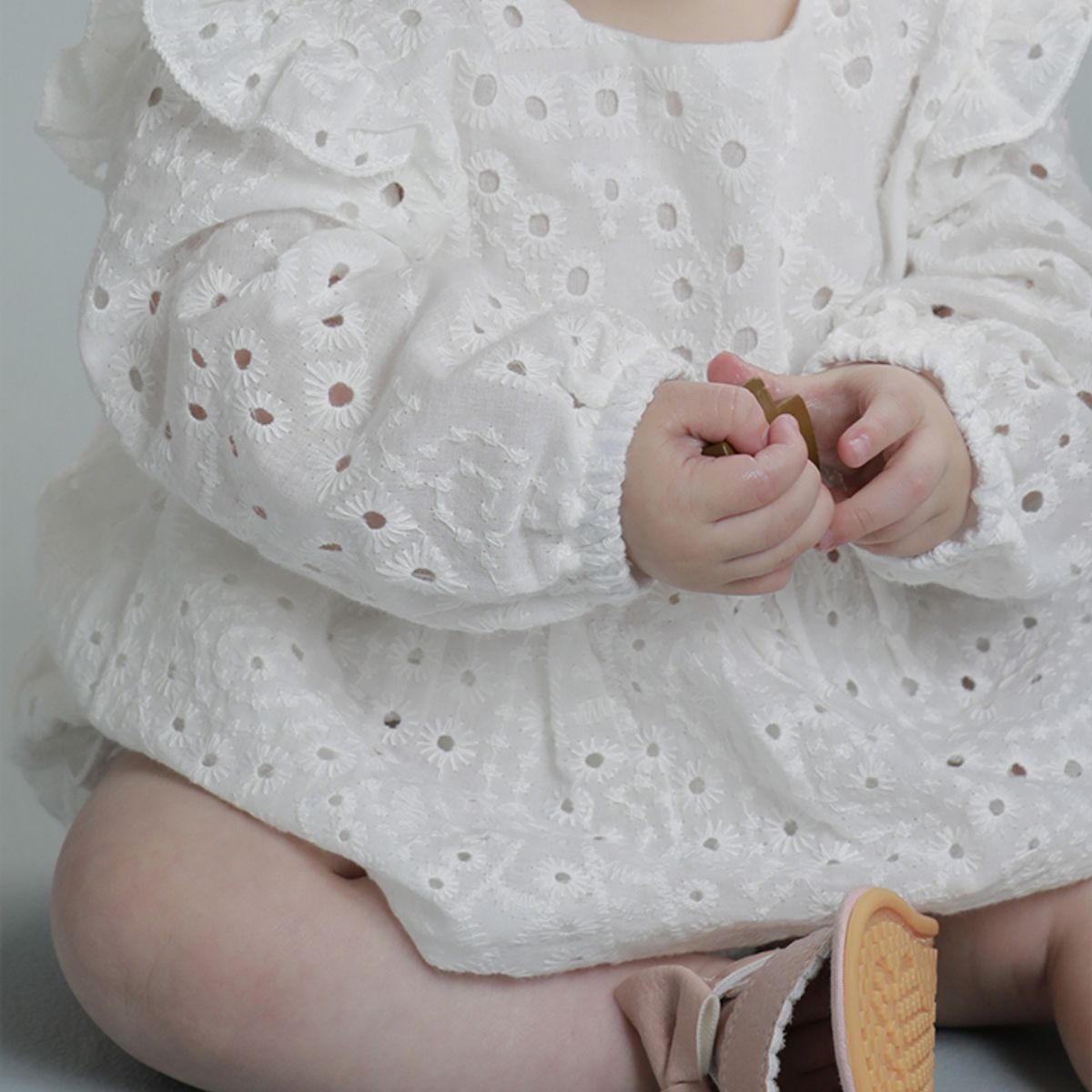 BABY SAMUU - Conjunto blusa y short ojalillo Anna