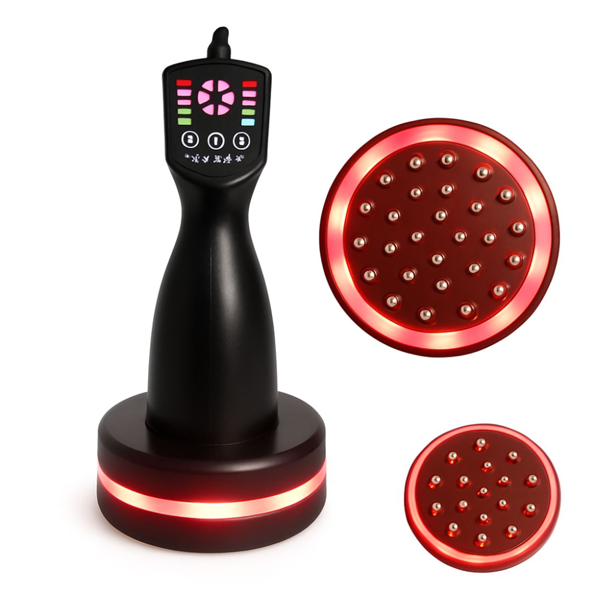 GENERICO - Reafirmante Corporal Portátil Radiofrecuencia Anticelulitis 3 Niveles Ajustables