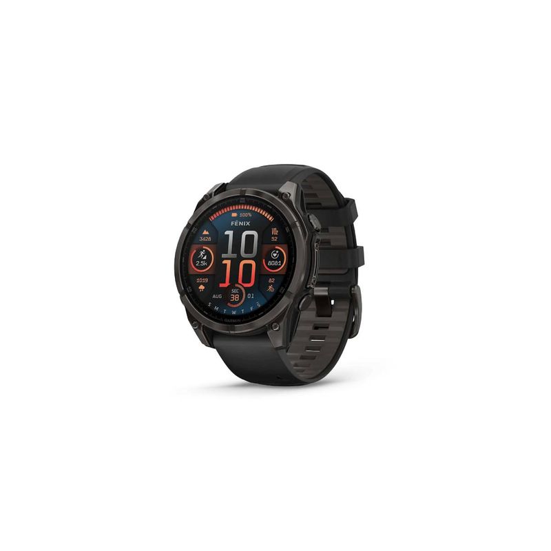 GARMIN - Smartwatch Garmin Fenix 8 amoled con pantalla zafirada de 47 mm