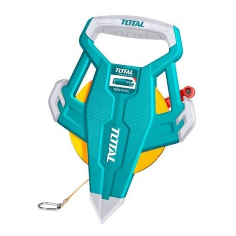 TOTAL - Decametro 100mts Industrial Fibra de Vidrio Mango Ergonomico Total