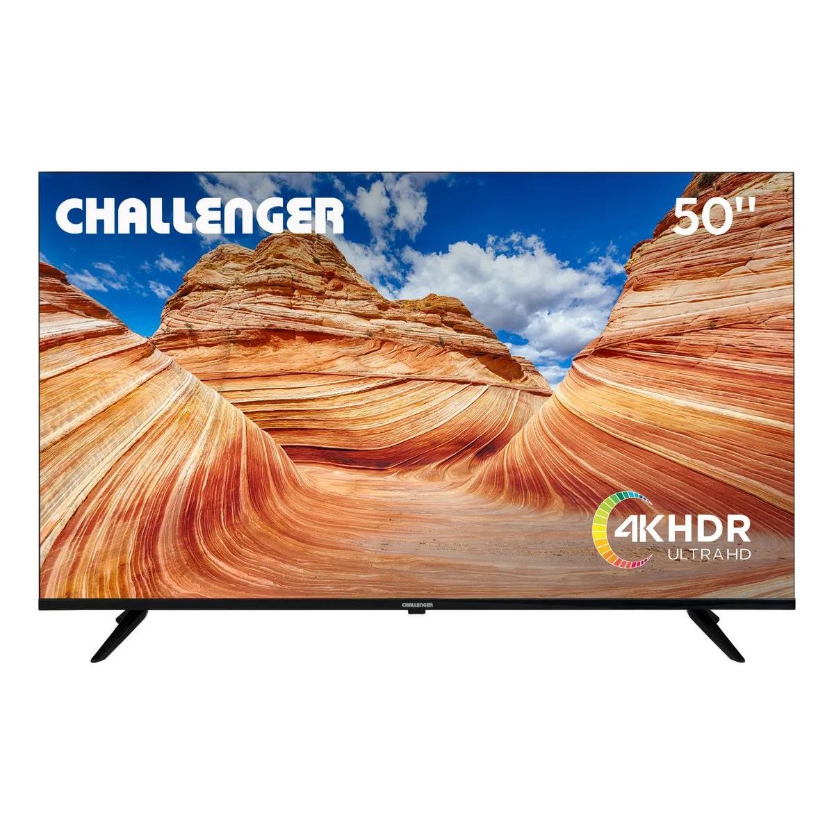 CHALLENGER - Televisor 50 Pulgadas Google Tv Challenger 4k Uhd Sin Marco