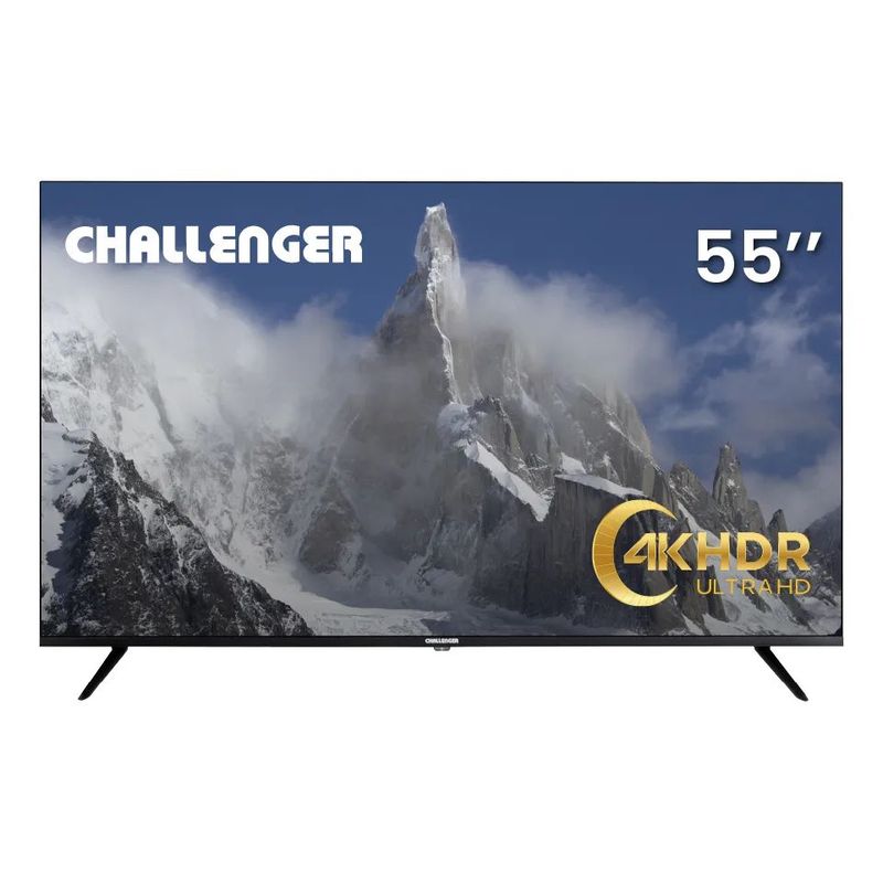 CHALLENGER - Televisor Challenger 55 Pulgadas Android Tv 4k Uhd Hdr Dolby