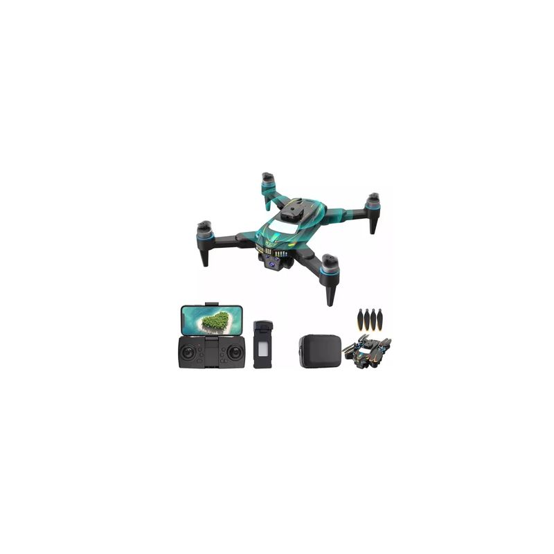 GENERICO - Mini Dron W1 Max Con Funda Luces Evita Obstáculos Hd