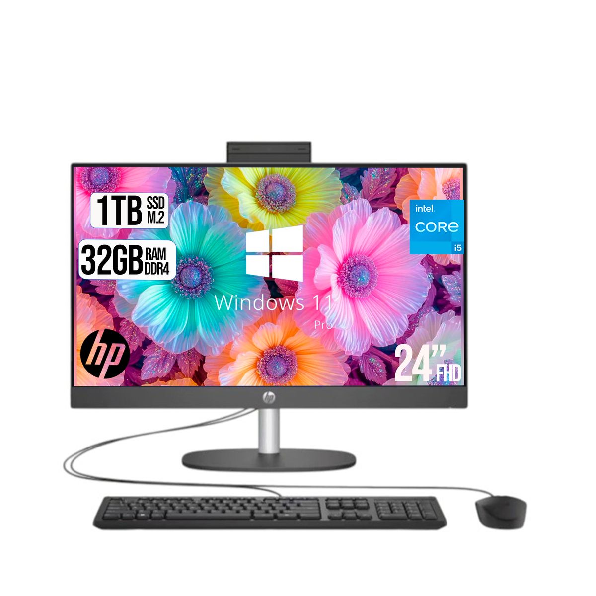 HP - TODO EN UNO HP CORPORATIVO INTEL CORE I5-1334U SSD 1TB RAM 32GB LED 24 W11 PRO