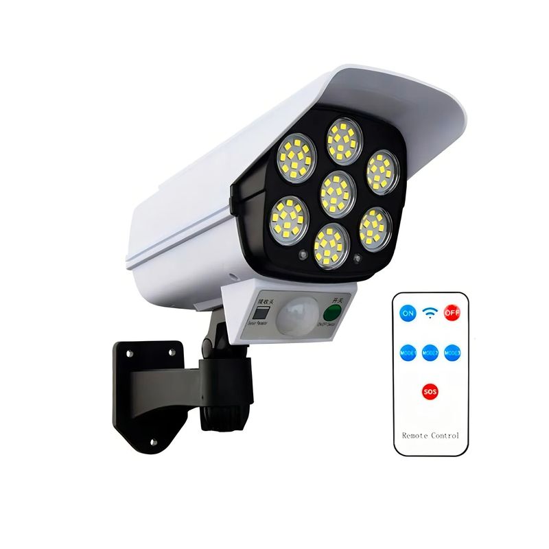 GENERICO - Lampara Panel Solar Con Sensor De Movimiento