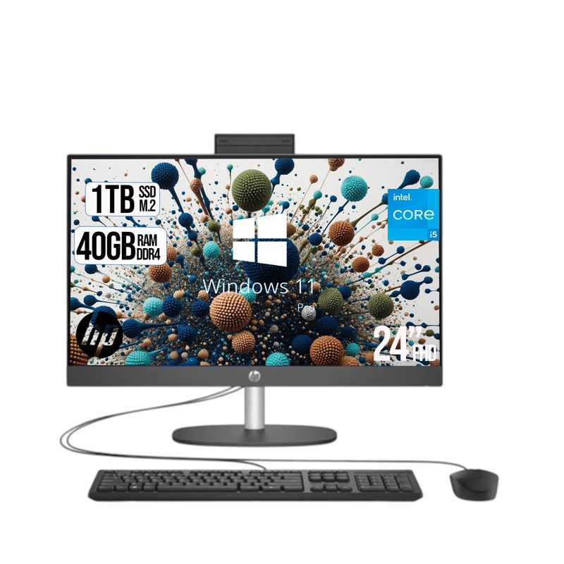 HP - TODO EN UNO HP CORPORATIVO INTEL CORE I5-1334U SSD 1TB RAM 40GB LED 24 W11 PRO