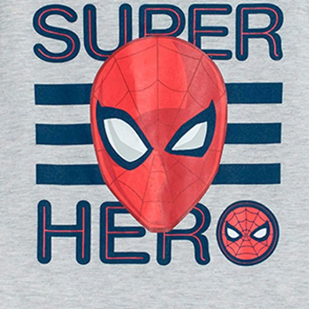 MARVEL - Camiseta de Spider-man manga corta gris para niño