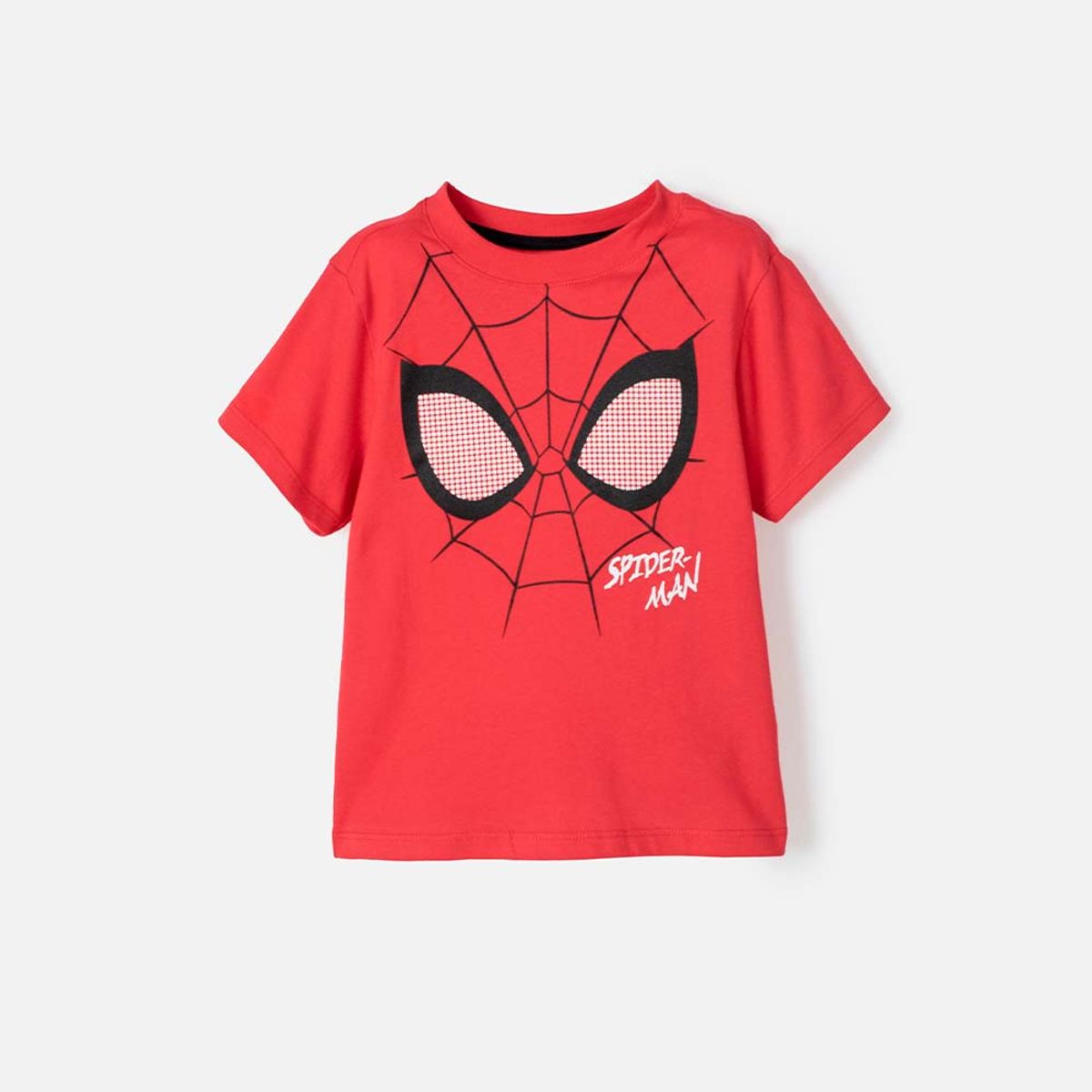 MARVEL - Camiseta de Spider-man estampada roja para niño de 2T a 5T