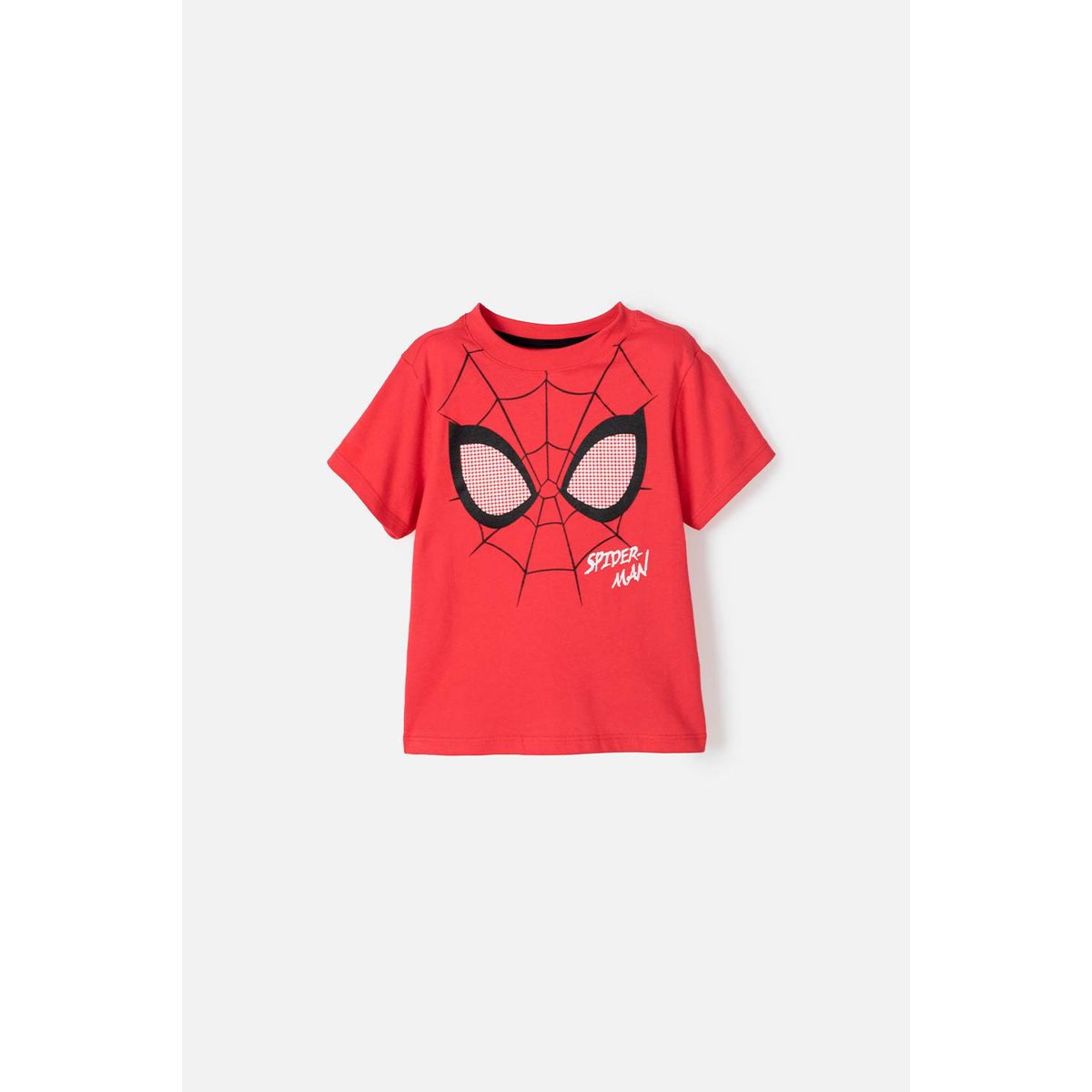 MARVEL - Camiseta de Spider-man estampada roja para niño de 2T a 5T