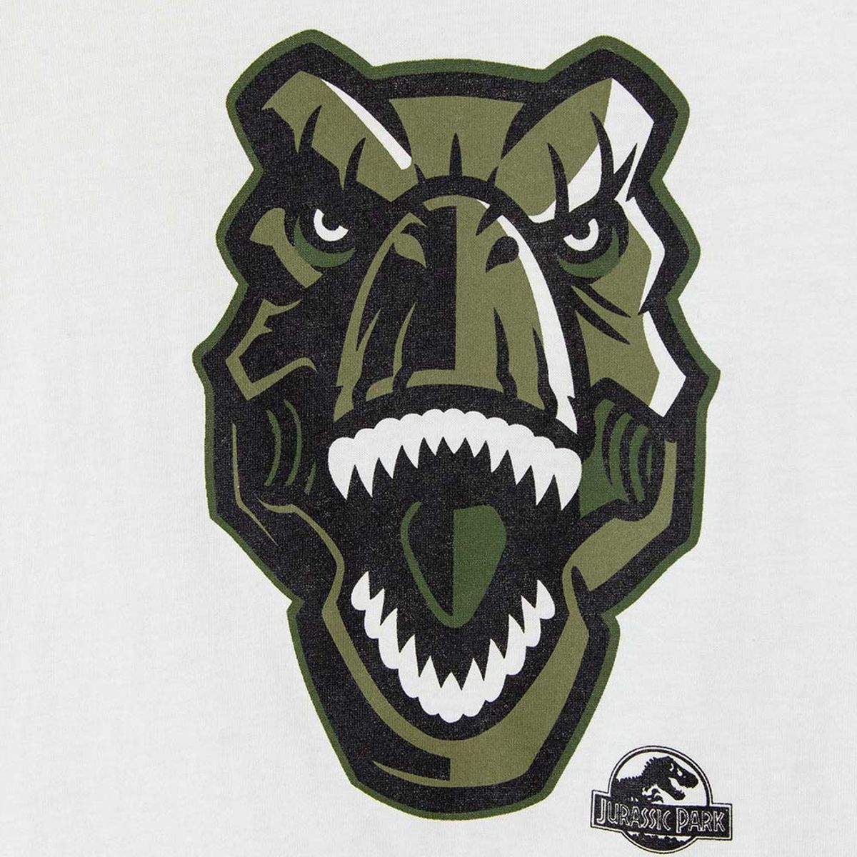 UNIVERSAL - Camiseta de Jurassic World manga corta blanca para niño