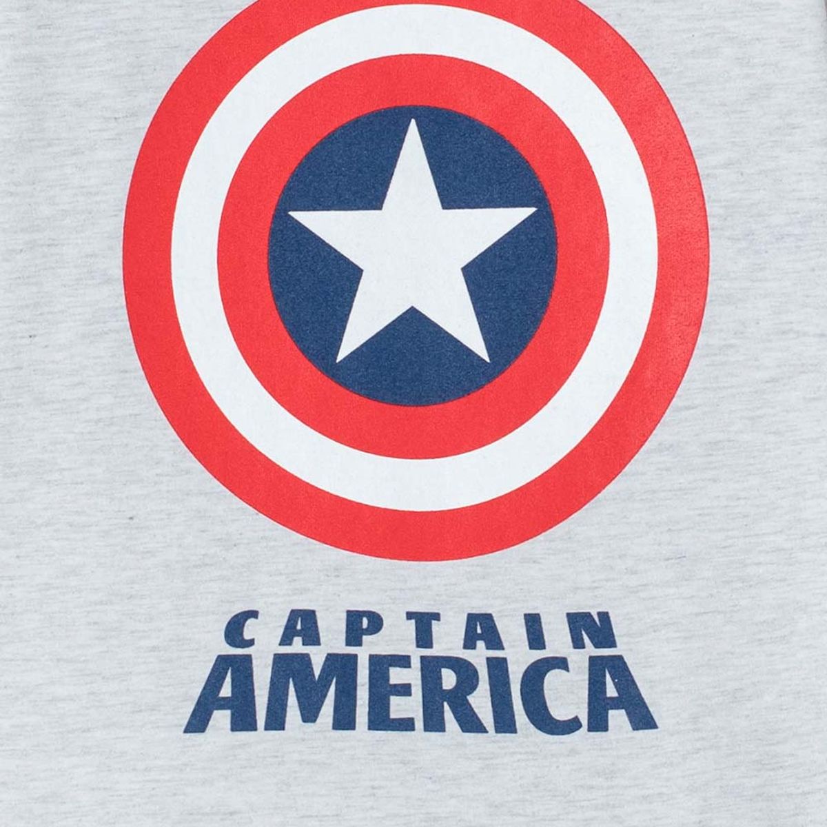 MARVEL - Camiseta de Capitan America manga corta gris para niño