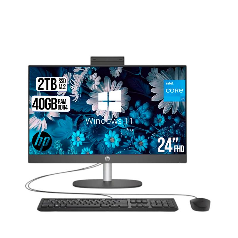 HP - TODO EN UNO HP CORPORATIVO INTEL CORE I5-1334U SSD 2TB RAM 40GB 24 FHD W11 PRO