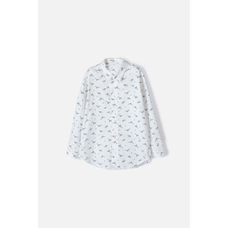 MIC - Camisa Mic blanca manga larga para niño