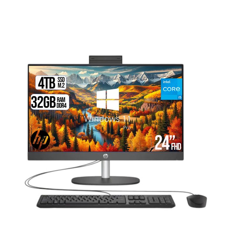 HP - TODO EN UNO HP CORPORATIVO INTEL CORE I5-1334U SSD 4TB RAM 32GB 24 FHD W11 PRO