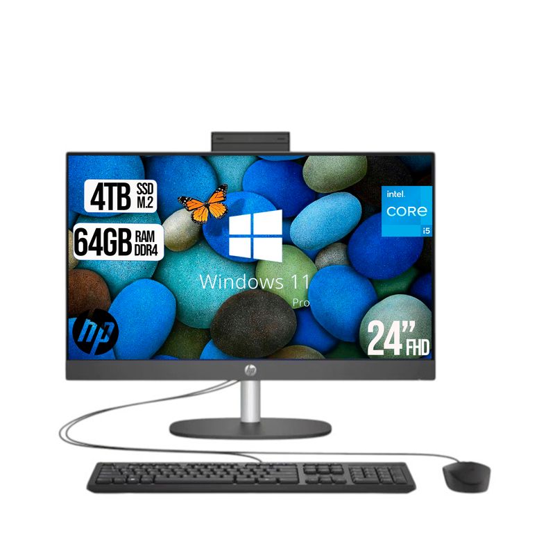 HP - TODO EN UNO HP CORPORATIVO INTEL CORE I5-1334U SSD 4TB RAM 64GB 24 FHD W11 PRO