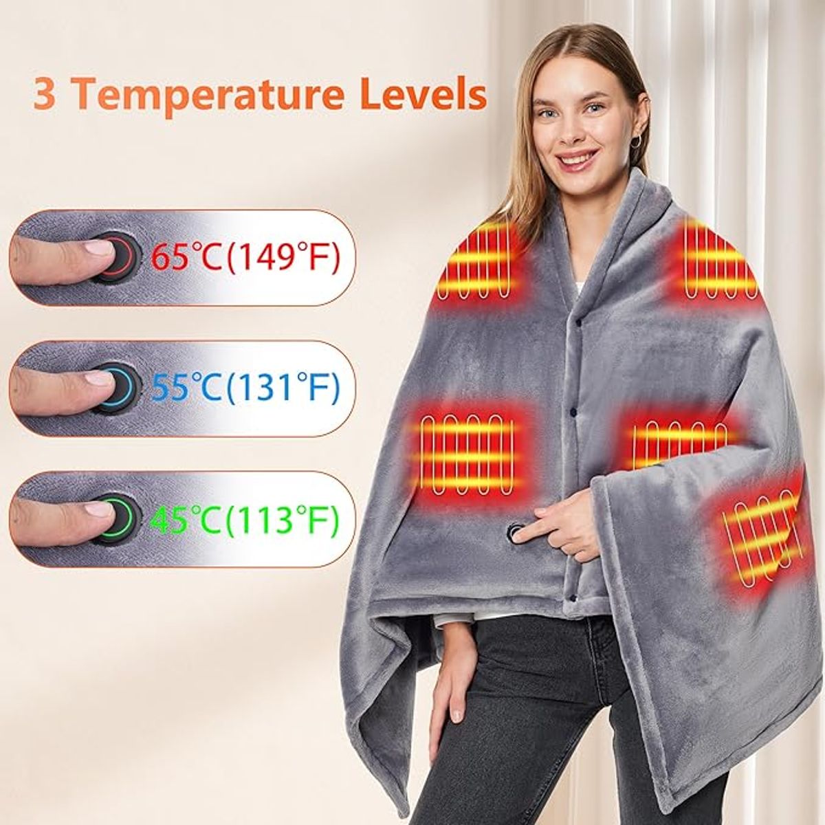 GENERICO - Cobija de Calor Manta Electrica