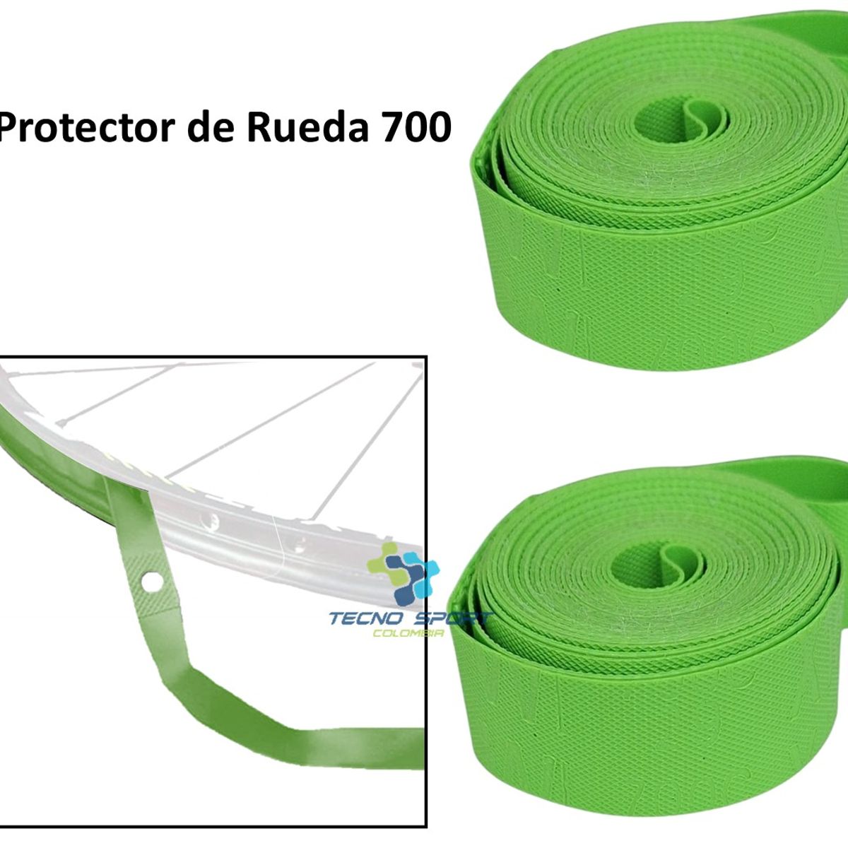 GW - Cinta Protectora Neumatico Bicicleta Rin 700 Nylon X2 Unidad