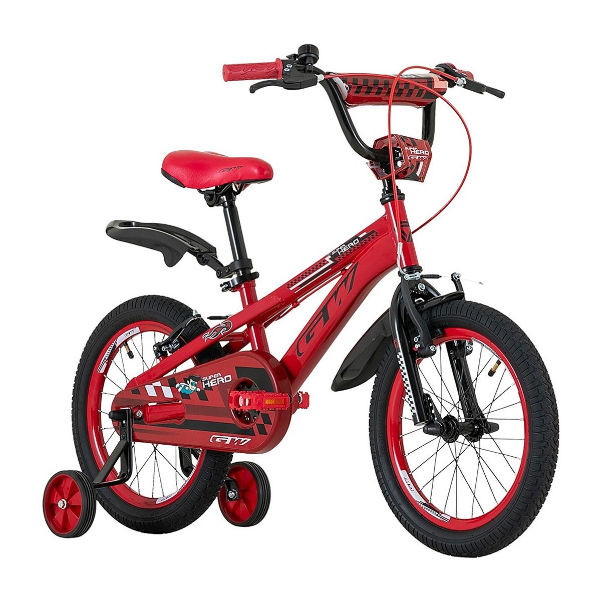 GW - Bicicleta Niño Niña Gw Rin 16 Accesorios Ruedas Auxiliares