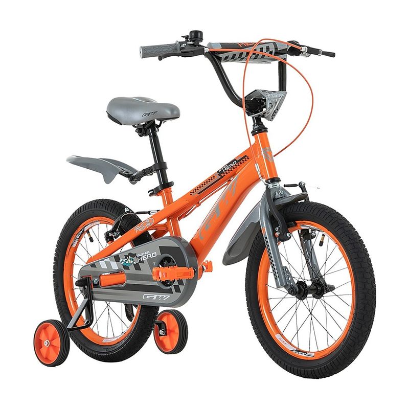 GW - Bicicleta Niño Niña Gw Rin 16 Accesorios Ruedas Auxiliares