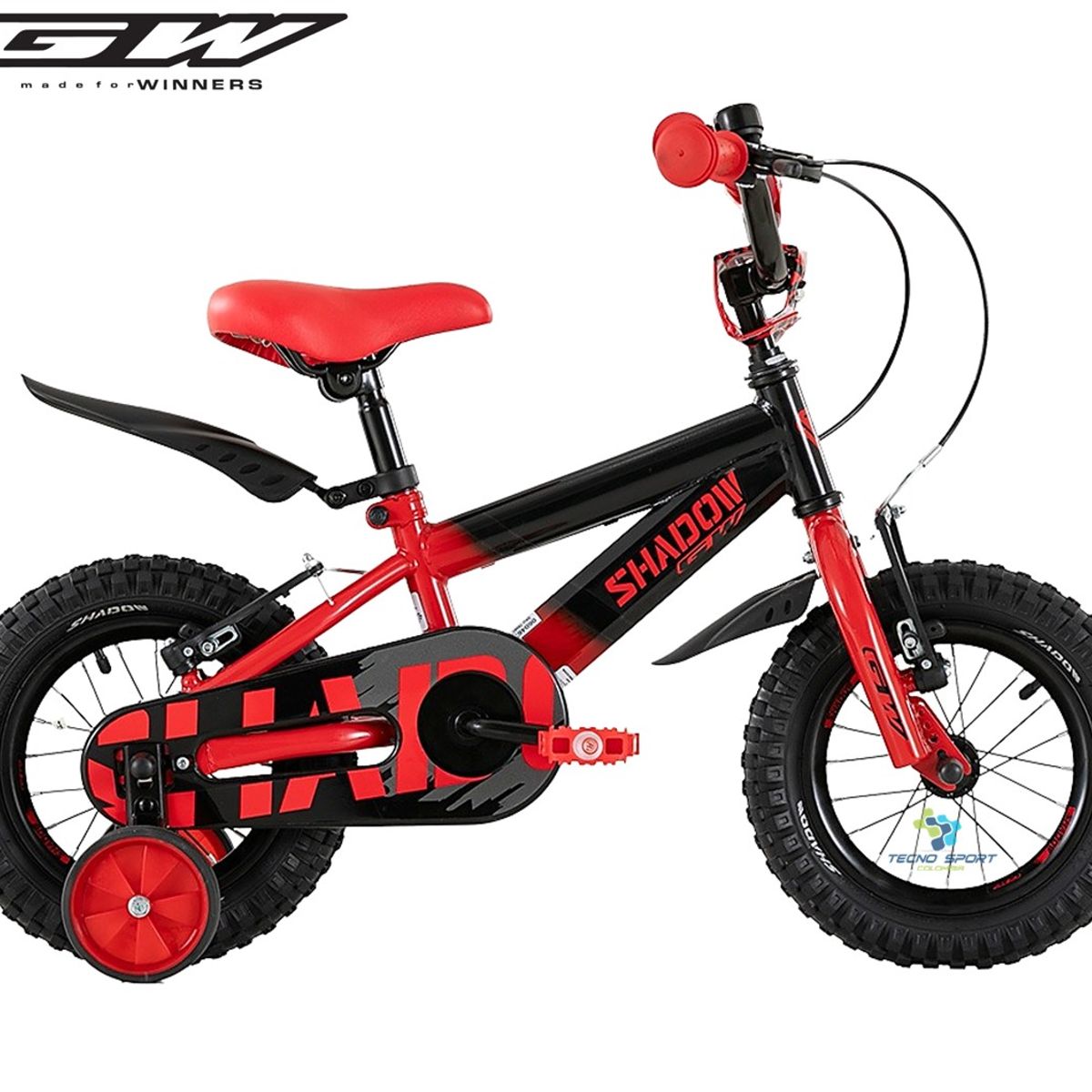 GW - Bicicleta Niño Niña Gw Rin 16 Accesorios Ruedas Auxiliares