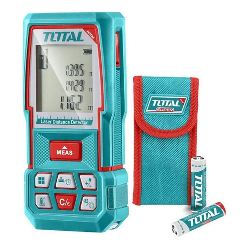 TOTAL - Medidor Laser Profesional De Distancia 005 A 100mts Total