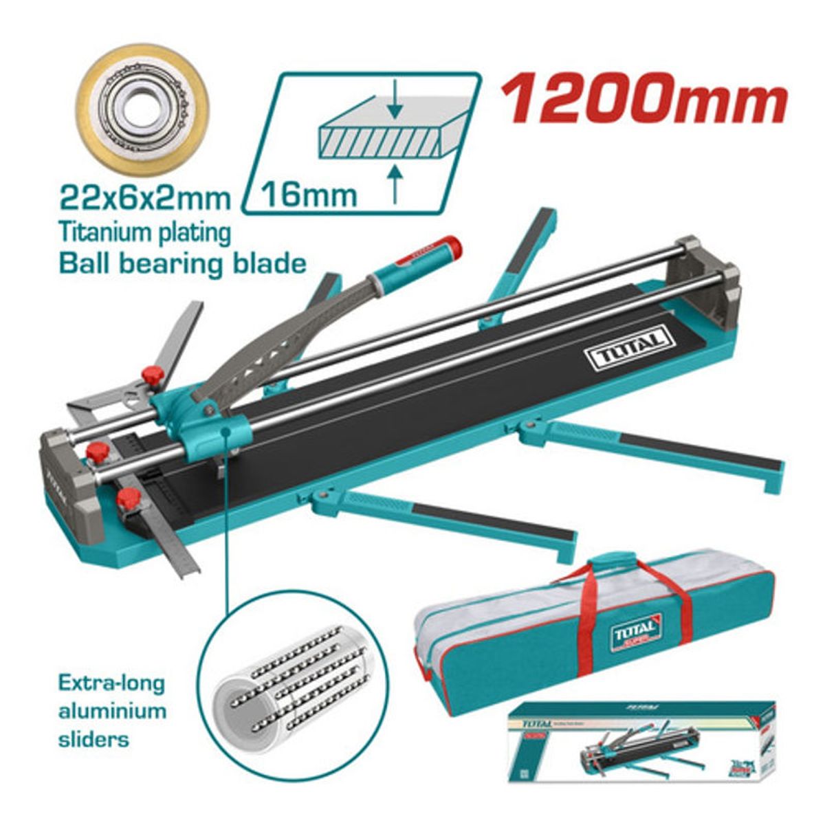 TOTAL - Corta Baldosa 1200mm Industrial Total
