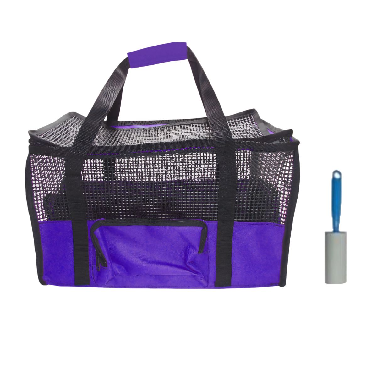 HALLY PET - Maletín Cargador Med + Quitamotas Morado