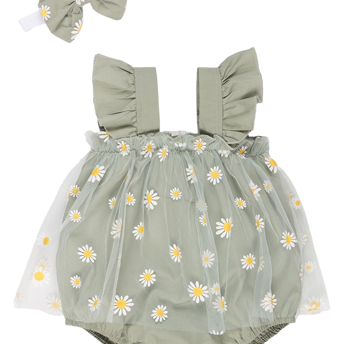 BABY SAMUU - Mameluco Margarita Velo